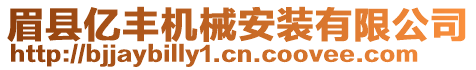 眉縣億豐機(jī)械安裝有限公司