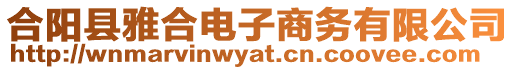 合陽(yáng)縣雅合電子商務(wù)有限公司