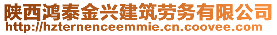 陜西鴻泰金興建筑勞務(wù)有限公司