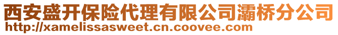 西安盛開保險(xiǎn)代理有限公司灞橋分公司