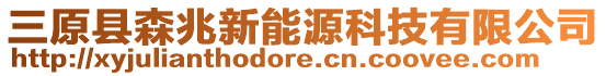 三原縣森兆新能源科技有限公司