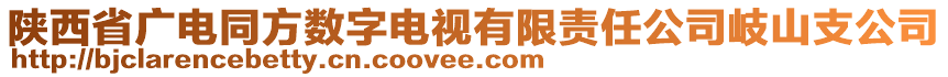 陜西省廣電同方數字電視有限責任公司岐山支公司