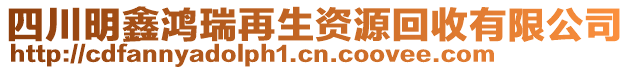 四川明鑫鴻瑞再生資源回收有限公司