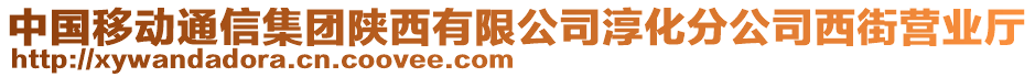 中國移動通信集團陜西有限公司淳化分公司西街營業(yè)廳