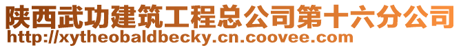 陜西武功建筑工程總公司第十六分公司