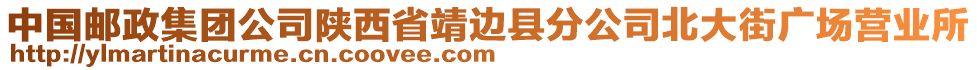 中國郵政集團(tuán)公司陜西省靖邊縣分公司北大街廣場營業(yè)所