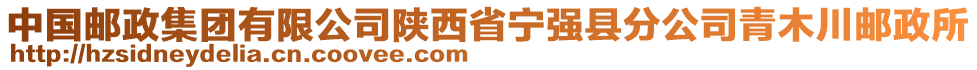 中國郵政集團(tuán)有限公司陜西省寧強(qiáng)縣分公司青木川郵政所