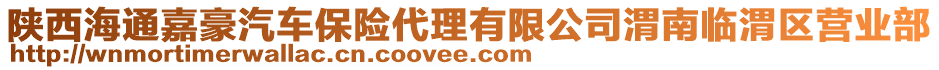 陜西海通嘉豪汽車保險(xiǎn)代理有限公司渭南臨渭區(qū)營(yíng)業(yè)部