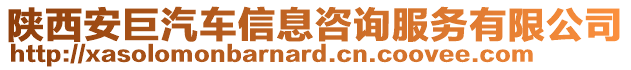 陜西安巨汽車信息咨詢服務(wù)有限公司