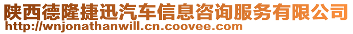 陜西德隆捷迅汽車信息咨詢服務有限公司