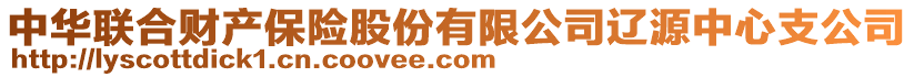 中华联合财产保险股份有限公司辽源中心支公司