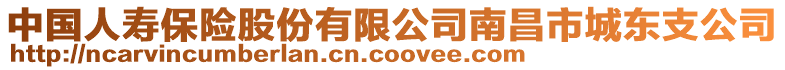 中国人寿保险股份有限公司南昌市城东支公司