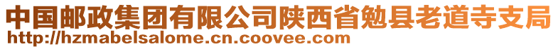 中國郵政集團(tuán)有限公司陜西省勉縣老道寺支局