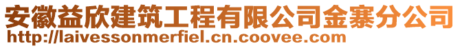 安徽益欣建筑工程有限公司金寨分公司