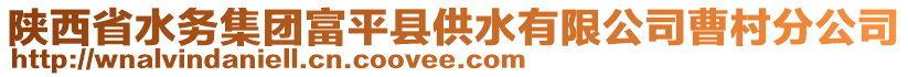 陕西省水务集团富平县供水有限公司曹村分公司