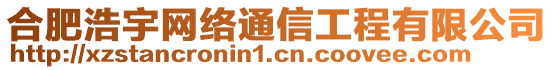 合肥浩宇網(wǎng)絡(luò)通信工程有限公司