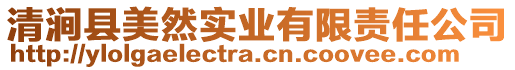 清澗縣美然實(shí)業(yè)有限責(zé)任公司