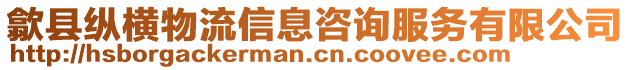 歙縣縱橫物流信息咨詢服務有限公司