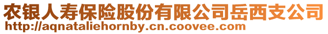 農(nóng)銀人壽保險股份有限公司岳西支公司