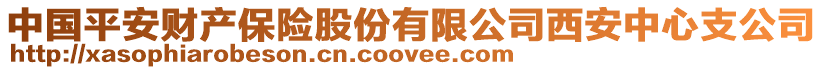 中國(guó)平安財(cái)產(chǎn)保險(xiǎn)股份有限公司西安中心支公司