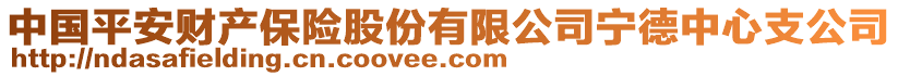 中國(guó)平安財(cái)產(chǎn)保險(xiǎn)股份有限公司寧德中心支公司