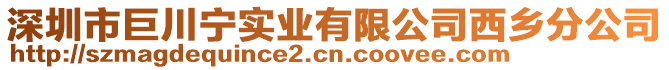 深圳市巨川寧實(shí)業(yè)有限公司西鄉(xiāng)分公司