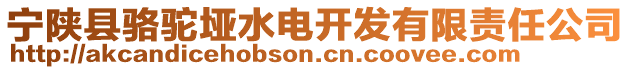 寧陜縣駱駝埡水電開(kāi)發(fā)有限責(zé)任公司