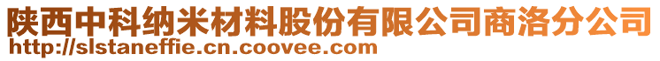 陜西中科納米材料股份有限公司商洛分公司