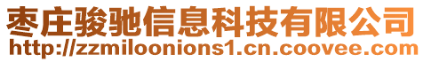 棗莊駿馳信息科技有限公司