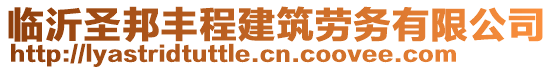 臨沂圣邦豐程建筑勞務(wù)有限公司