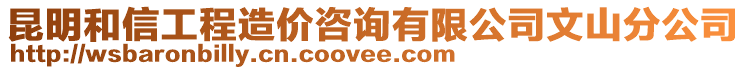 昆明和信工程造价咨询有限公司文山分公司