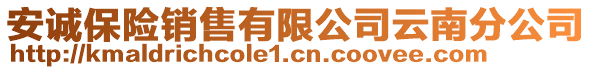 安誠(chéng)保險(xiǎn)銷售有限公司云南分公司