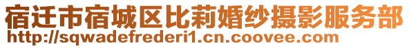 宿遷市宿城區(qū)比莉婚紗攝影服務(wù)部