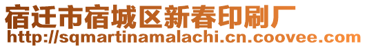 宿遷市宿城區(qū)新春印刷廠