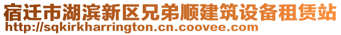 宿遷市湖濱新區(qū)兄弟順建筑設備租賃站