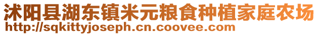 沭陽縣湖東鎮(zhèn)米元糧食種植家庭農(nóng)場