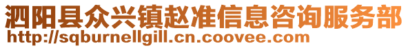 泗陽縣眾興鎮(zhèn)趙準信息咨詢服務(wù)部