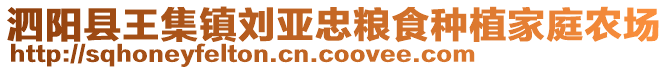 泗陽縣王集鎮(zhèn)劉亞忠糧食種植家庭農(nóng)場