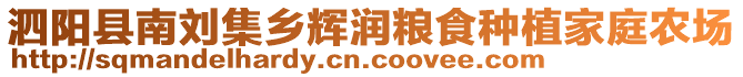 泗陽縣南劉集鄉(xiāng)輝潤糧食種植家庭農(nóng)場(chǎng)