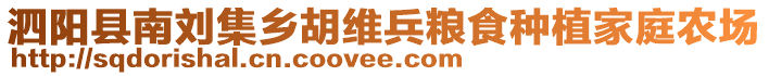 泗陽縣南劉集鄉(xiāng)胡維兵糧食種植家庭農(nóng)場