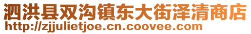 泗洪縣雙溝鎮(zhèn)東大街澤清商店