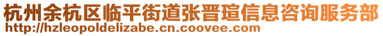 杭州余杭區臨平街道張晉瑄信息咨詢服務部