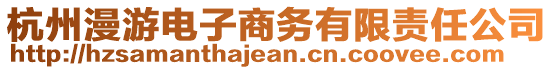 杭州漫游電子商務(wù)有限責任公司