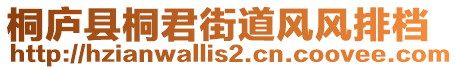 桐廬縣桐君街道風(fēng)風(fēng)排檔