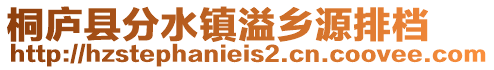 桐廬縣分水鎮(zhèn)溢鄉(xiāng)源排檔