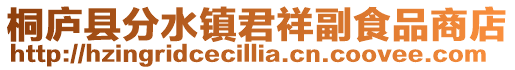 桐廬縣分水鎮(zhèn)君祥副食品商店