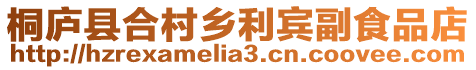 桐廬縣合村鄉(xiāng)利賓副食品店