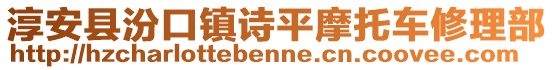 淳安縣汾口鎮(zhèn)詩(shī)平摩托車修理部