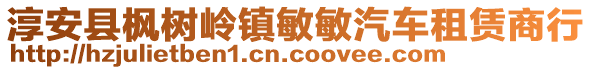 淳安縣楓樹嶺鎮敏敏汽車租賃商行