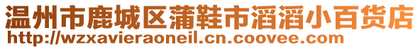 溫州市鹿城區(qū)蒲鞋市滔滔小百貨店